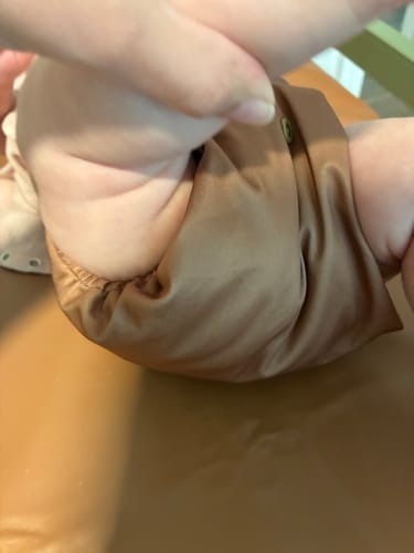 Customer photo review of New Parent Starter Bundles: Pocket Cloth Diapers with Athletic Wicking Jersey and More
