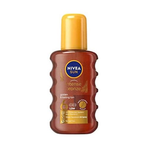 Customer photo review of Nivea Carotene Sun Oil Spray | Golden Tan & Sun Protection - 200ml