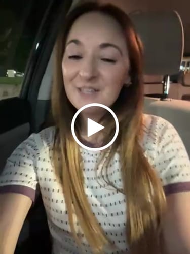 Customer video review of Subtle Contrast Stripe Tee