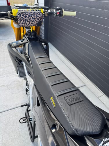 Customer photo review of Custom Seat Cover: 2024 Suzuki RMZ250
