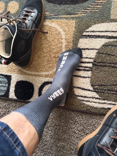 Customer photo review of All the Vybes socks
