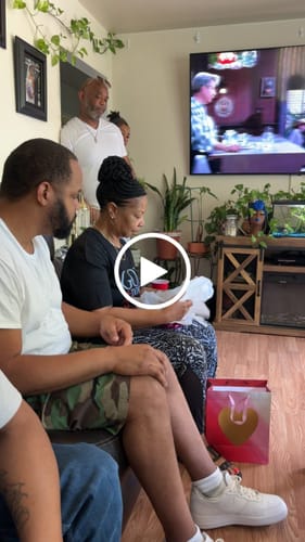 Customer video review of Watercolor Memorial Portrait