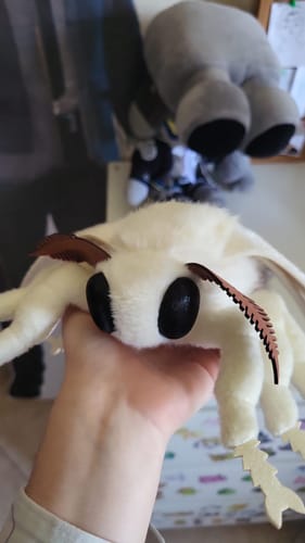 Customer photo review of Silkworm Moth Soft Stuffed Plush Toy
