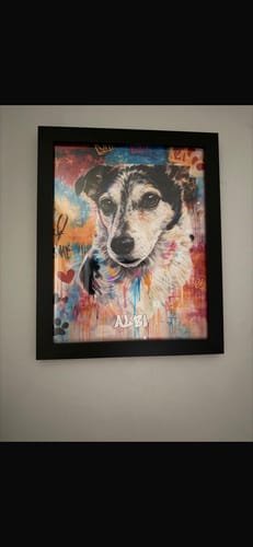 Customer photo review of Graffiti - Personalised Poster