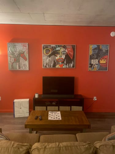 Customer photo review of Lucky You, Lucky Me - Basquiat Style