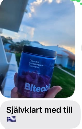 Customer photo review of Creatine Monohydrate Gummies