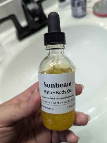 Customer photo review of Sunbeam Bath & Body Oil