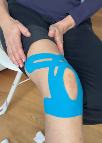 Customer photo review of PRO Tape - Knee Support Tape