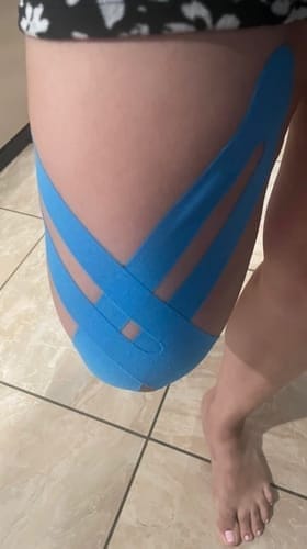 Customer photo review of PRO Tape - Knee Support Tape