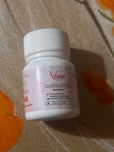 Customer photo review of Restore Pops: Boric Acid to Re-Balance PH Levels