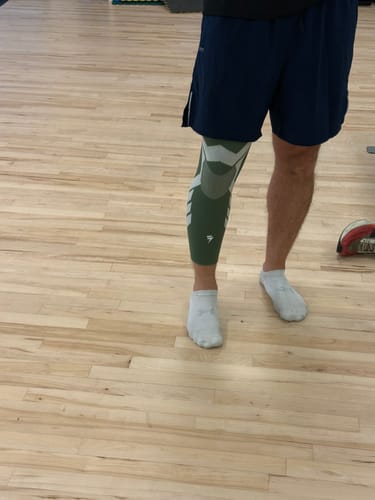 Customer photo review of Compression Sleeves V2 – Winter Colors
