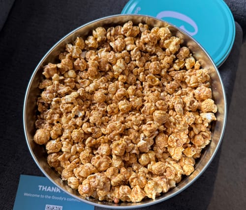 Customer photo review of Medium Popcorn Tin