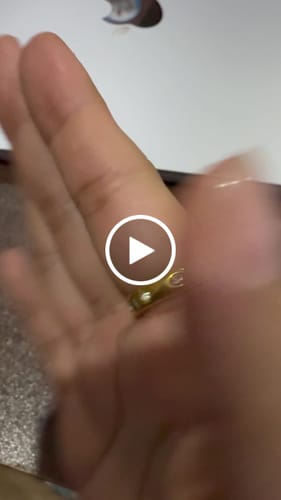 Customer video review of Diamond Studded Ring