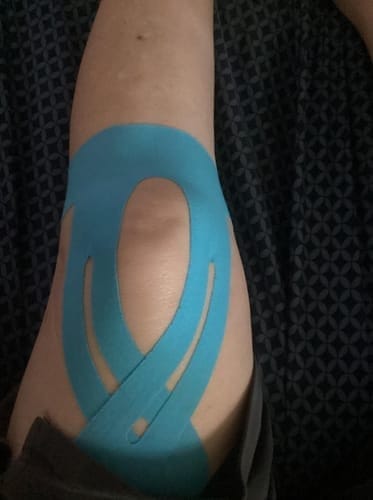 Customer photo review of PRO Tape - Knee Support Tape