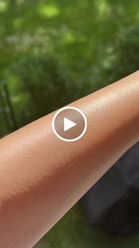 Customer video review of Shimmering Body Oil Glazed Strawberry Butter Cream