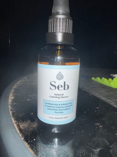 Customer photo review of Seb Natural Calming Serum