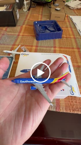 Customer video review of GEMINI SOUTHWEST 737MAX8 1/400 REG#N8788L