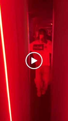 Customer video review of Waffle Knit Graphic Print Crewneck Sweatshirt - 2496