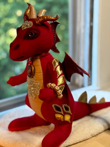 Customer photo review of Dragon PDF Pattern and Video Tutorial
