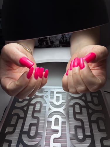 Customer photo review of Stavebný gél vo fľaštičke BBIO Hot Pink, Didier Lab 15ml