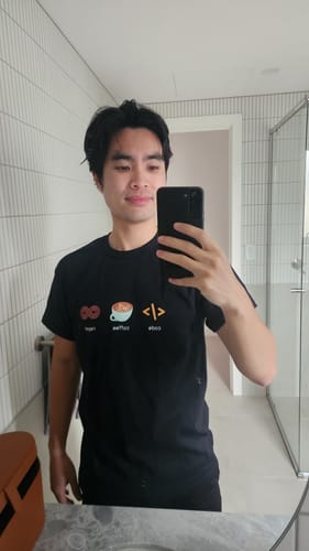Customer photo review of Code coffee repeat T-Shirt