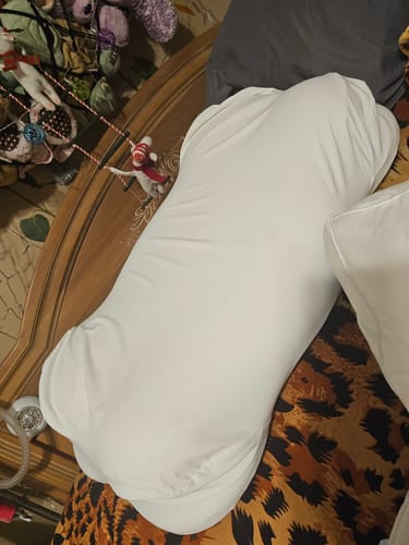 Customer photo review of CloudAlign™ Pillow
