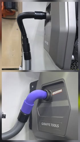 Customer photo review of Retractable Vacuum Extension Hose Reel-1-1/4in-30ft