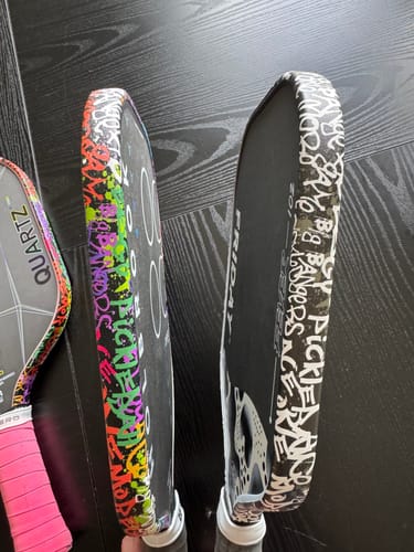 Customer photo review of Graffiti 2.0 Edge Tape (3 pack) - Pickleball Paddle Edge Tape