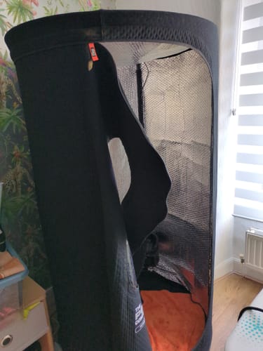 Customer photo review of The Sauna Pod