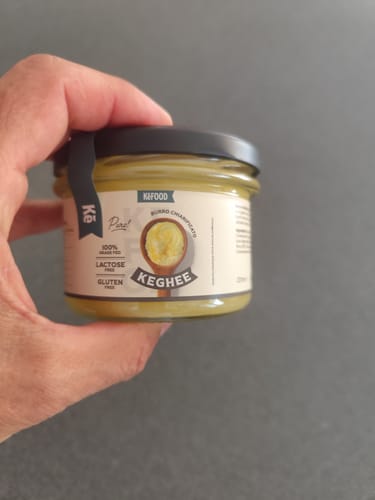 Customer photo review of GHEE GRASS-FED 220 ML BURRO CHIARIFICATO SENZA LATTOSIO COTTURA PERFETTA