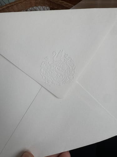 Customer photo review of Prägestempel mit eigenem Logo Rund Ø 41mm - Pro Line