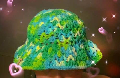 Customer photo review of The Kelp Bucket Hat Pattern