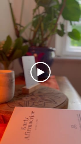 Recenzja produktu Karty Afirmacyjne z wideo od klienta