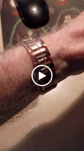 Customer video review of Templar Cross Copper Magnetic Bracelet: Helps Pair Veterans With A Service Dog Or Shelter Dog