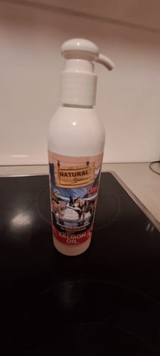 Customer photo review of NATURAL GREATNESS Lachsöl / Hunde & Katzen