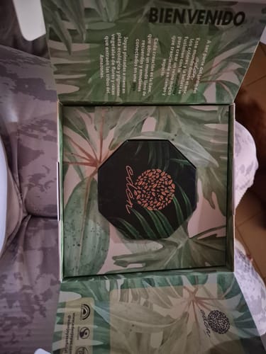 Customer photo review of Collar Orquídea Mini Morada