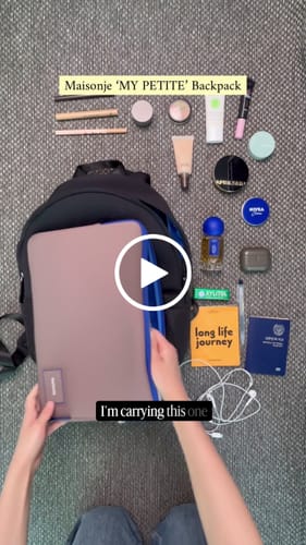 Customer video review of 'My Petite' backpack in Black