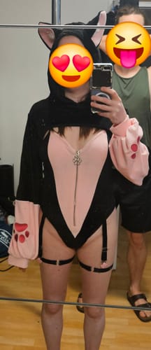 Customer photo review of CUTE FOX BODYSUIT - Version 2 KO139