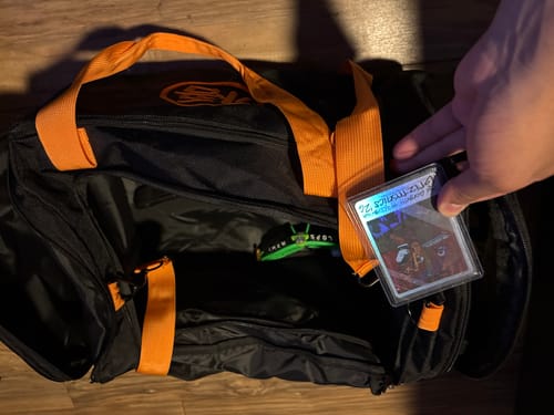 Customer photo review of Dragon Duffel Bag