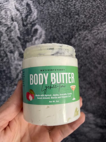 Customer photo review of Lychee-Tini Body Butter