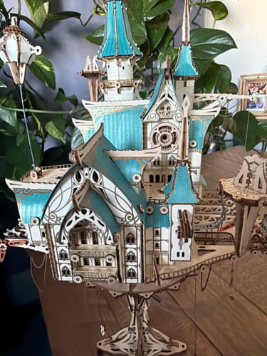 Customer photo review of Castle In the Sky 3D Wooden Puzzle