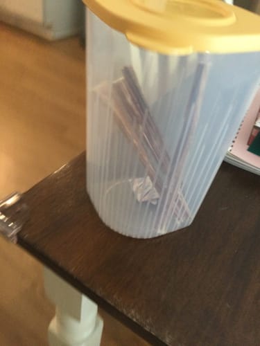 Customer photo review of 6" EXTRA THIN BULLY STICKS