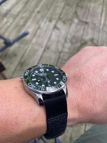 Customer photo review of Glomar Explorer - Hook And Loop Watch Strap