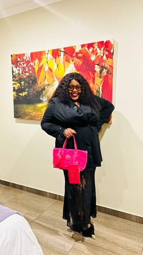 Customer photo review of Pink Mini Tote (Furry-tale Edition)