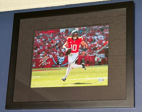 Customer photo review of Bo Nix Autograph Signing
