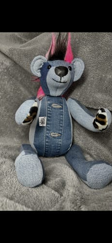 Customer photo review of Memory Bear FREE PATTERN