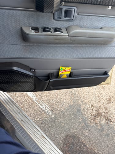 Customer photo review of Front + Rear Speaker Door Pods with Pocket