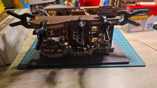 Customer photo review of Holo Magic City DIY Miniature House