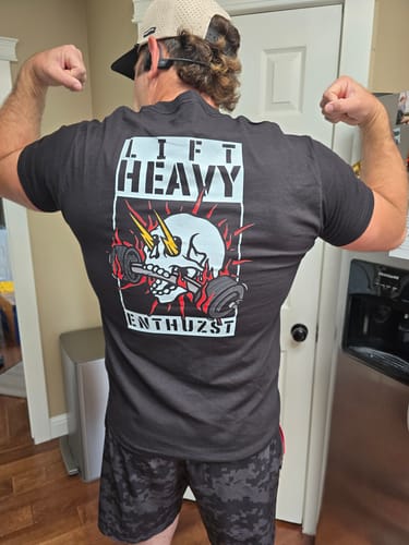 Customer photo review of LIFT OVERSIZED TEE