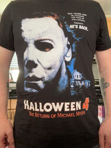 Customer photo review of Halloween 4: Classic (Theatrical) T-Shirt